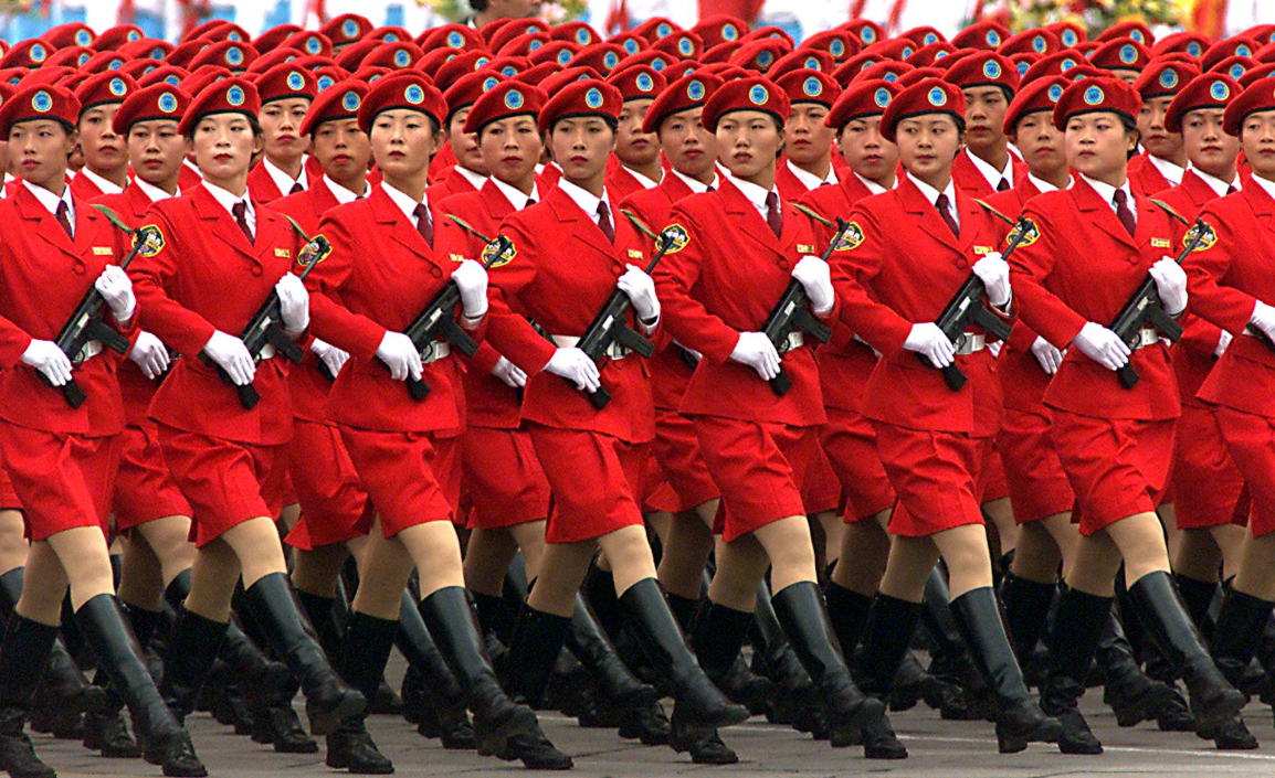美国女兵方队，力量与荣耀的象征，美国女兵方队，力量与荣耀的典范