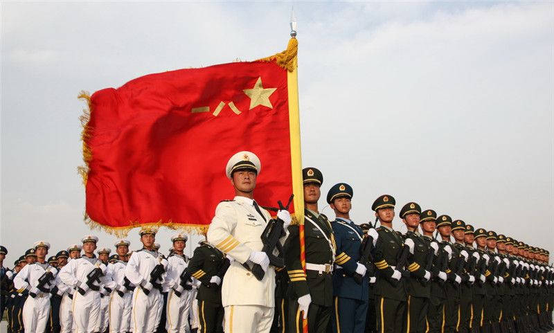 2019年国庆三军仪仗队，荣耀与力量的展现，荣耀与力量，2019年国庆三军仪仗队盛大阅兵