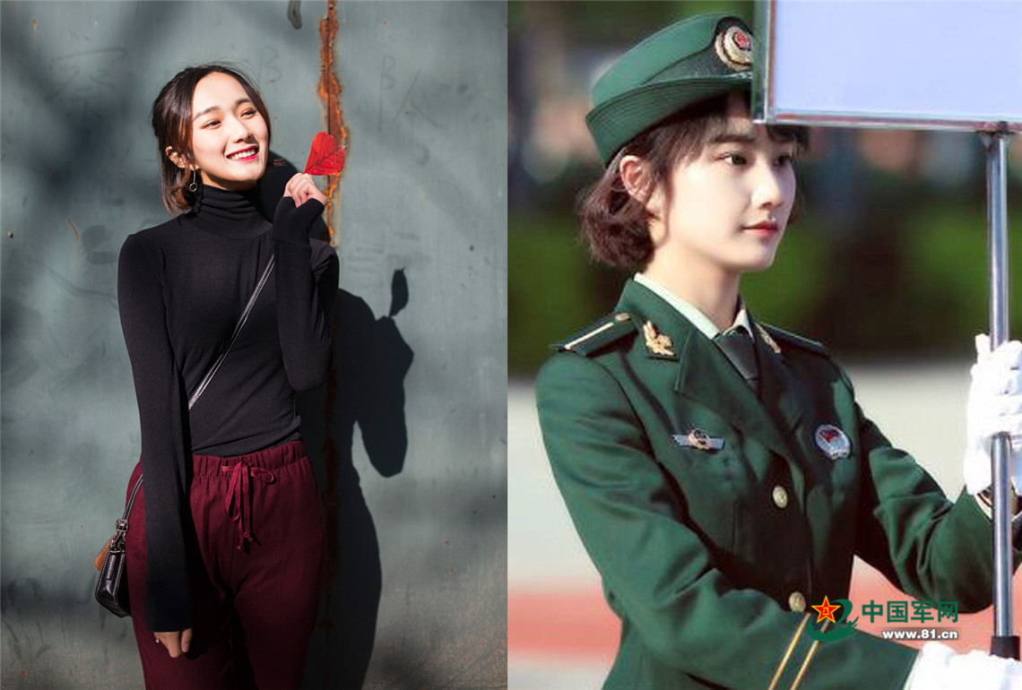 中国女兵正面照片，展现力量与荣耀，中国女兵的力量与荣耀，正面照片展现飒爽英姿