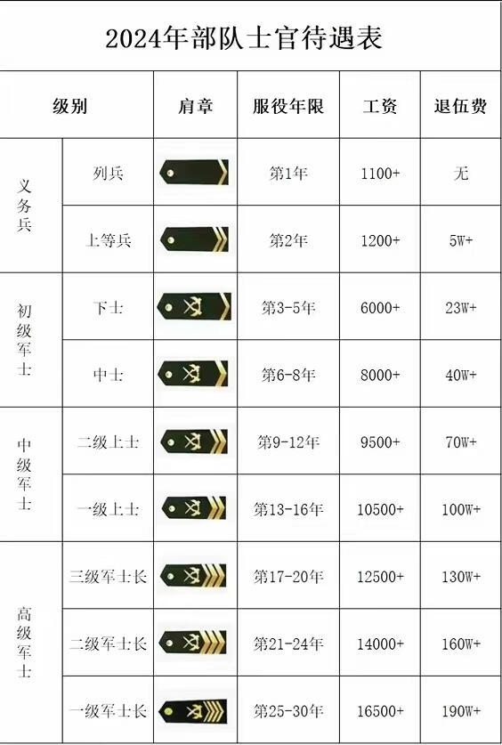 七级士官级别待遇详解，七级士官级别待遇全面解析