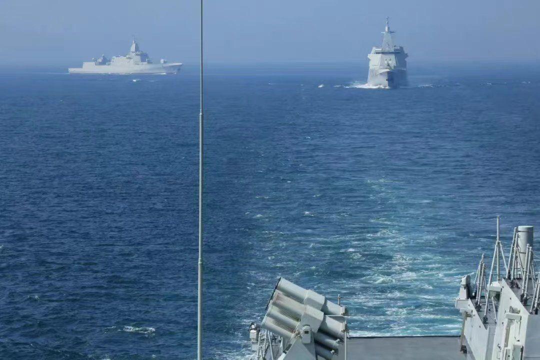 揭秘中国海军新利器，055型驱逐舰之103号舰，揭秘中国海军新利器，055型驱逐舰之旗舰103号亮相！