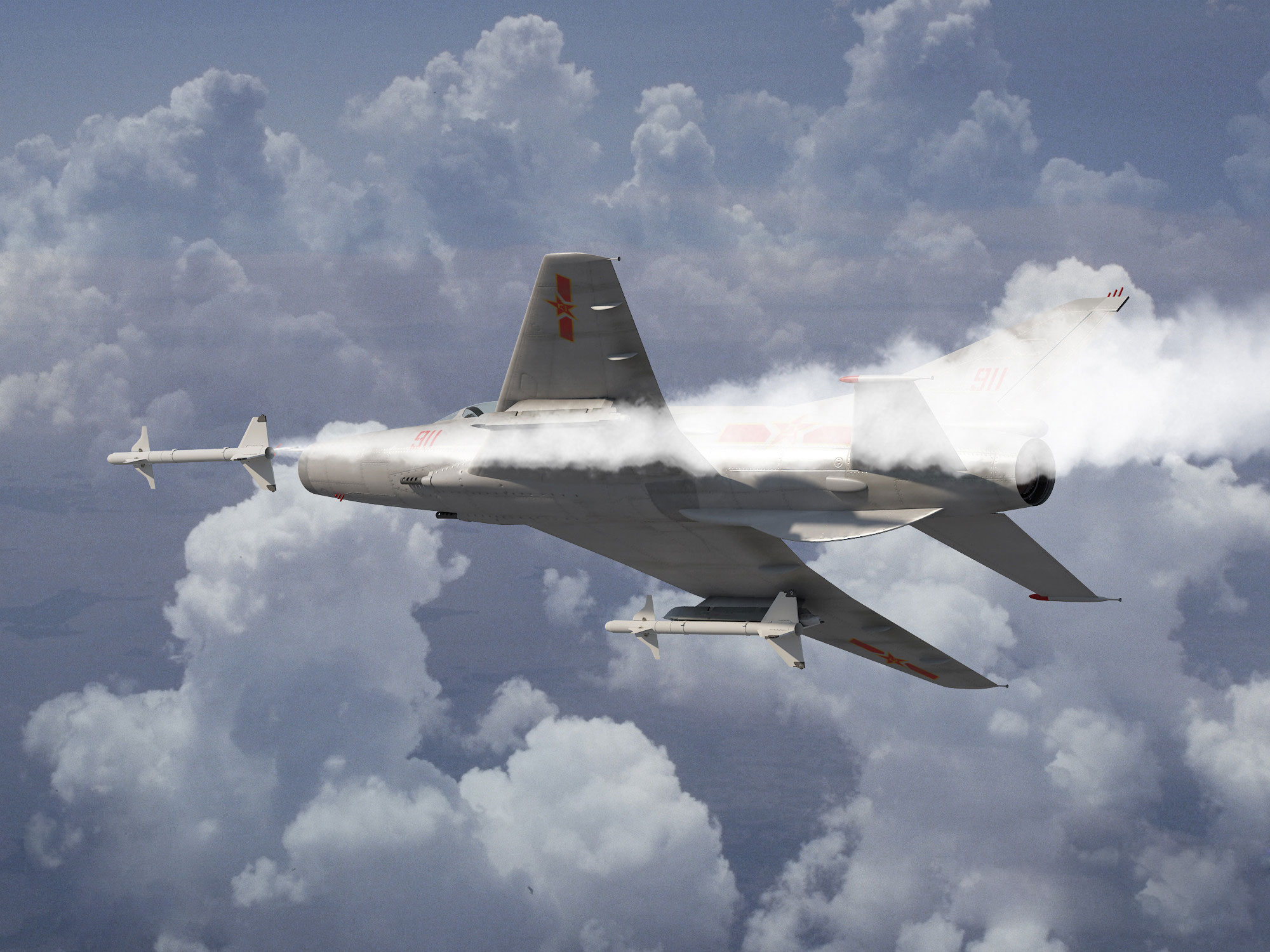 The English Introduction of J-12 Fighter Jet，J-12战斗机英文介绍
