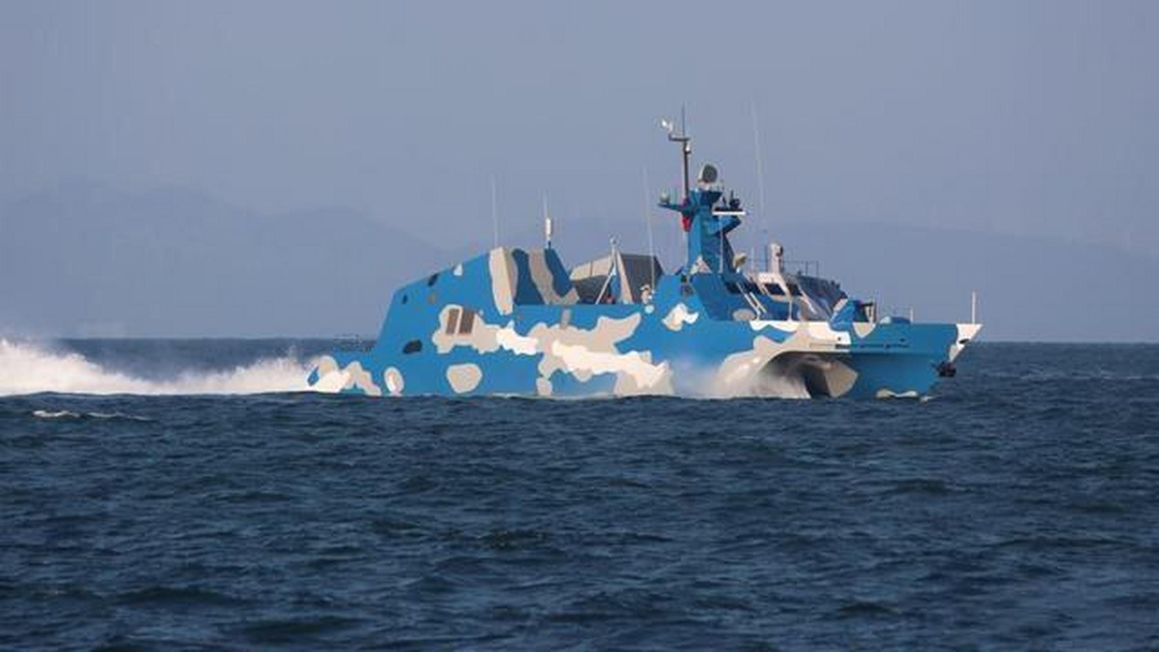 南海导弹快艇，中国海军力量的骄傲，南海导弹快艇，中国海军力量的锋芒所在