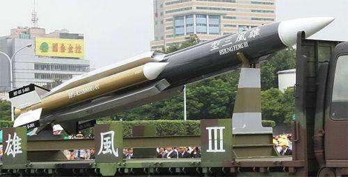 台湾雄风三飞弹参数详解，台湾雄风三飞弹参数全面解析
