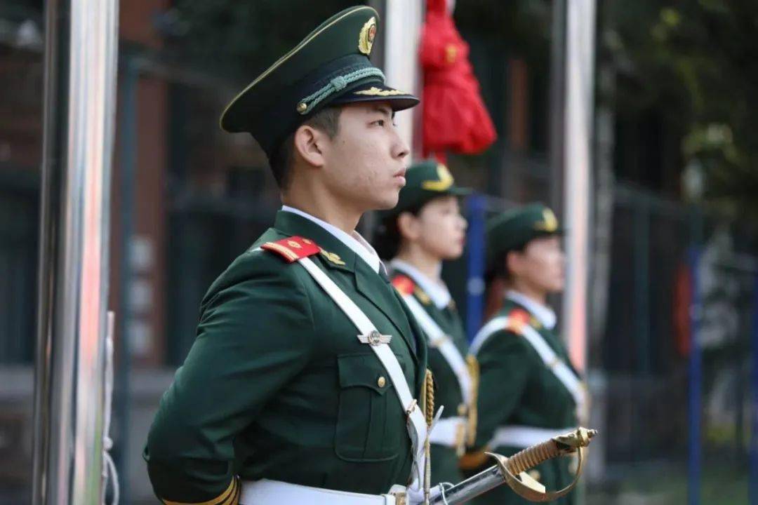 国旗护卫队图片大全，荣耀与尊严的象征，国旗护卫队图片集锦，荣耀与尊严的永恒象征