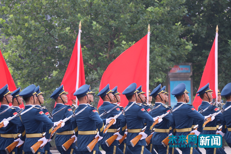 三军仪仗队图片手绘，展现荣耀与风采的艺术创作，三军仪仗队风采的艺术手绘，荣耀与力量的展现