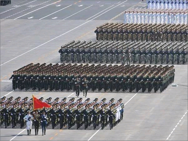 阅兵仪式的方阵，展现力量与荣耀，阅兵仪式方阵，力量与荣耀的展现