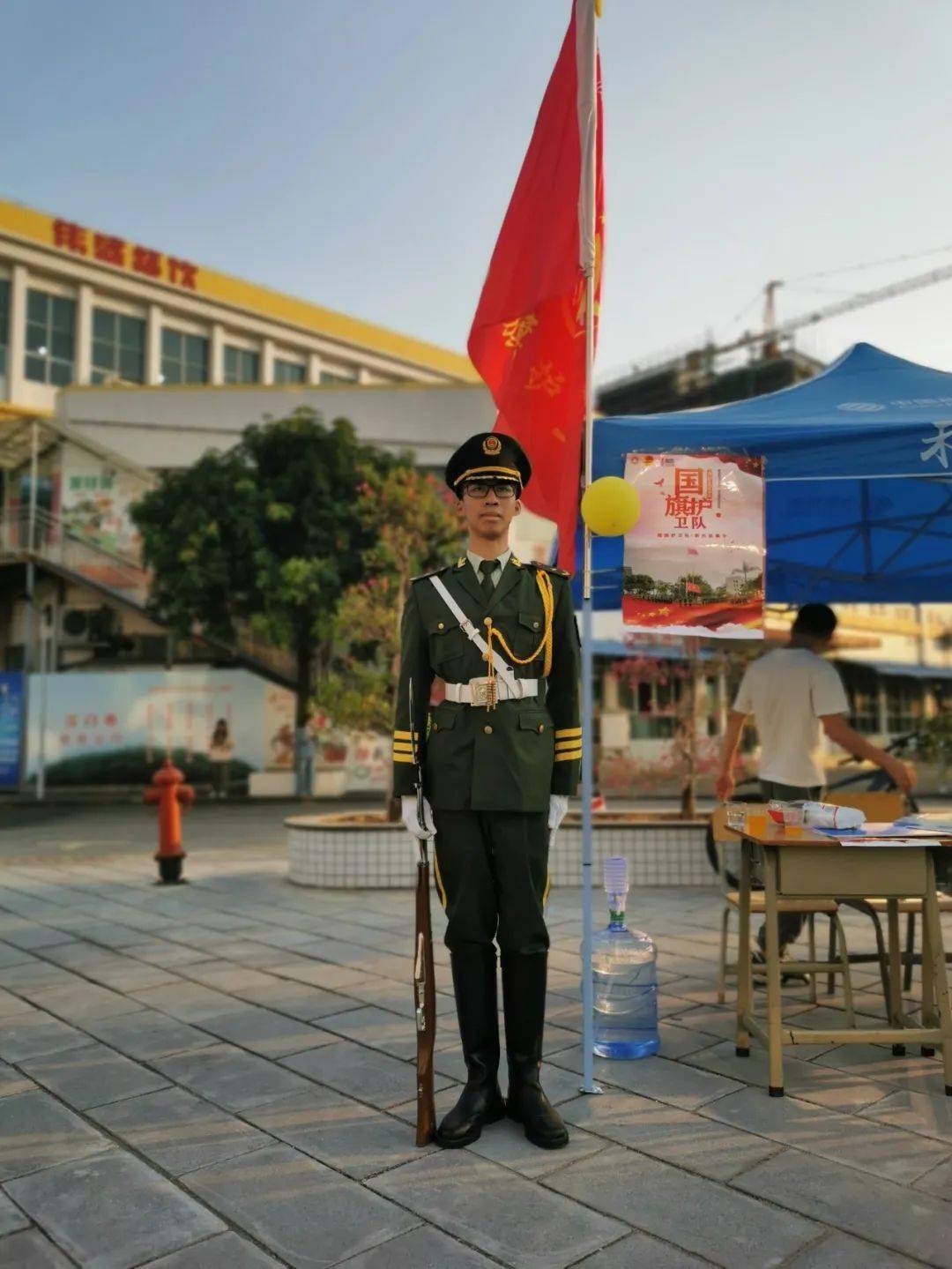 国旗护卫队个人总结，国旗护卫队个人工作总结，荣耀与责任同行