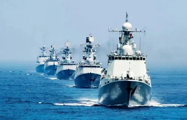 中国七一阅兵海军，力量与荣耀的展示，中国七一阅兵海军，力量与荣耀的盛大展示