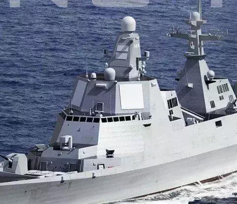 中国海军新型驱逐舰055型