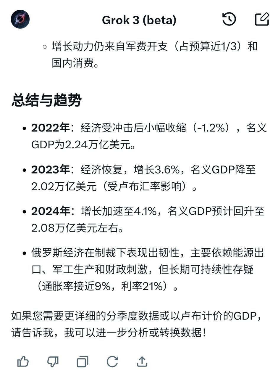 现今俄罗斯的经济状况，俄罗斯当前经济状况分析
